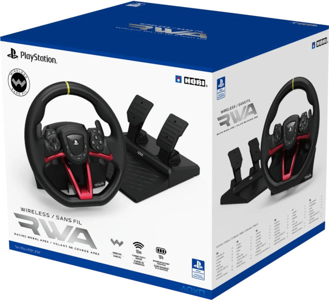 HORI WIRELESS SANS FIL RWA RACING WHEEL APEX (PS5/PS4/PC) HORI WIRELESS SANS FIL RWA RACING WHEEL APEX (PS5/PS4/PC)